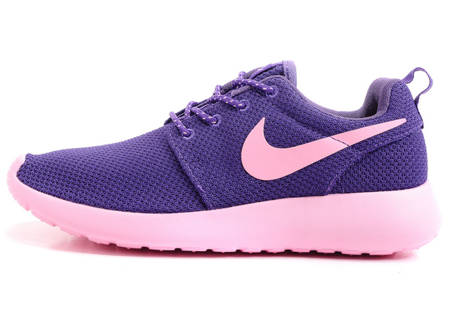 femmes nike Roshe running chaussures rose violet (1)